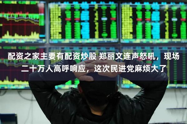配资之家主要有配资炒股 郑丽文连声怒吼，现场二十万人高呼响应，这次民进党麻烦大了